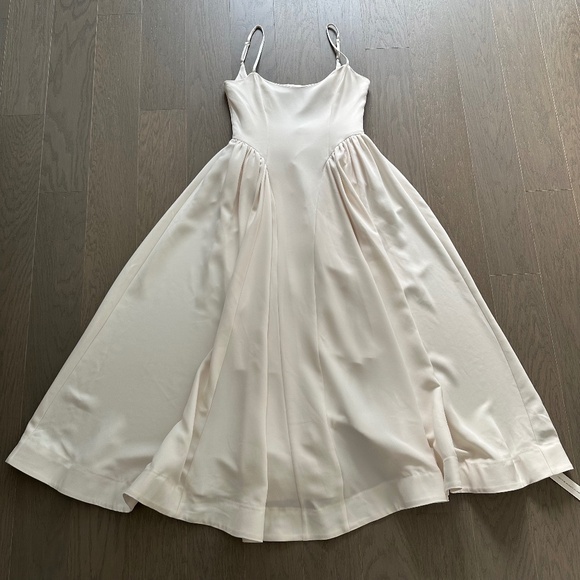 Reformation BONIE Fior Di Latte Ivory White Wedding Dress - Size 6 - with tags - Picture 2 of 9